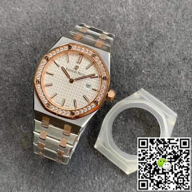 Audemars Piguet Royal Oak 67651SR.ZZ.1261SR.01 JF Factory 1:1 Best Edition Replica Watch Diamond-Set Bezel